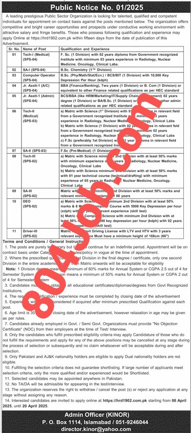 Latest Pakistan Atomic Energy Jobs April 2025 Online Apply